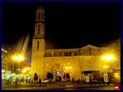 Valencia by night - Placa de Sant Agusti with Church of Sant Agusti 